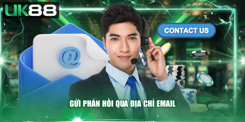 Gửi phản hồi qua địa chỉ email