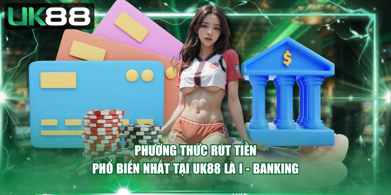 Phương thức rút tiền phổ biến nhất tại UK88 là I - banking